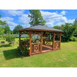 P4 rechteckiger Pavillon 4 x 3 m 12 m2