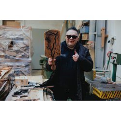 Deska ozdobna z unikalnym wzorem