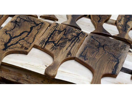 Deska ozdobna z unikalnym wzorem