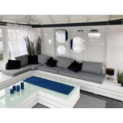 P14 rechteckiger Pavillon 8 x 4 m 32 m2