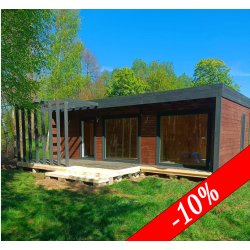 Avocado-Holzhaus 6 x 8,65 m 30,37 m2