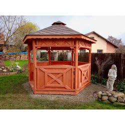 Sechseckiger Pavillon S5 ∅ 3,9m 12m2