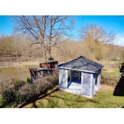 Rechteckiger Pavillon P10 3 x 3 m 9 m2