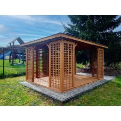 Rechteckiger Pavillon P2 4 x 3 m 12 m2