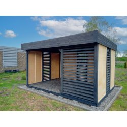 Rechteckiger Pavillon P13 4 x 3 m 12 m2