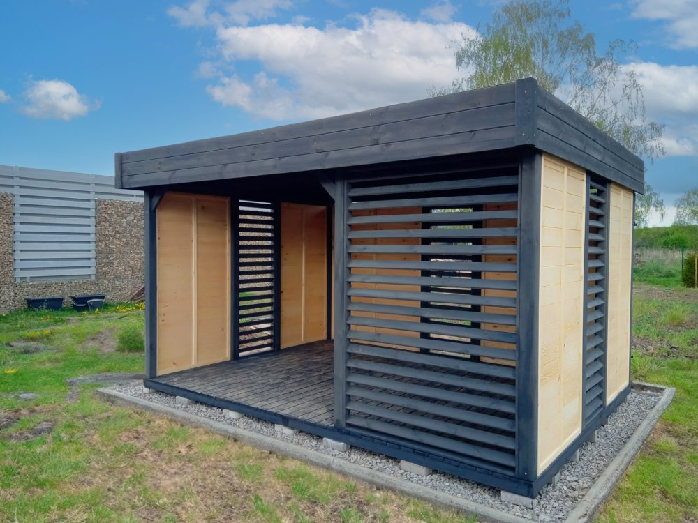 Rechteckiger Pavillon P13 4 x 3 m 12 m2