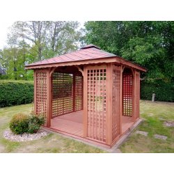 Rechteckiger Pavillon P2 4 x 4 m 16 m2