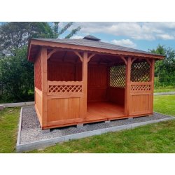 Rectangular gazebo P5 4 x 3 m 12 m2