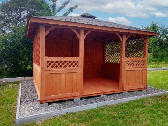 Rectangular gazebo P5 4 x 3 m 12 m2