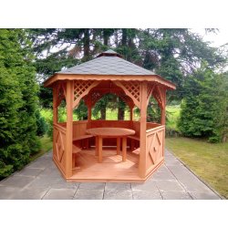 Hexagonal gazebo S3 ∅ 3.2m 8m2