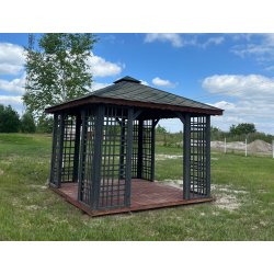 Rectangular gazebo P2a 4 x 4 m 16 m2