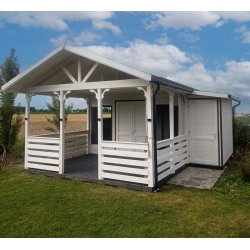 Holzhaus Jodła 2A 4 x 3m + 2m Terrasse