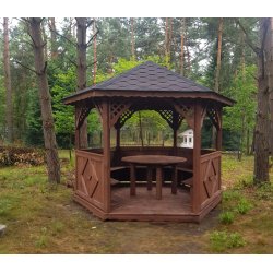 Sechseckiger Pavillon S3 ∅ 5,0m 20m2