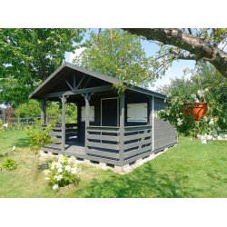 Holzhaus Jodła B 5x5m + 2m Terrasse 25m2