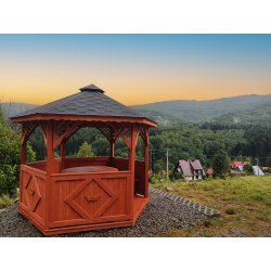 Sechseckiger Pavillon S3 ∅ 3,2m 8m2