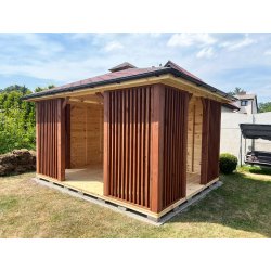 Rectangular gazebo P15 3x3m 9m2