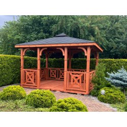 P4 rechteckiger Pavillon 4 x 4 m 16 m2