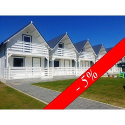 Dom drewniany Jarząb 4x4,3m + 2m taras 24m2