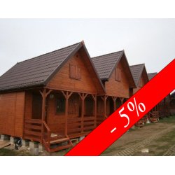 Wooden house Jarząb A 4x5m + 2m terrace 20m2