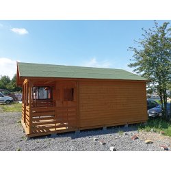 Domek Narzędziowy N5 4x4m + taras 4x2m z ekspozycji Kowale 21