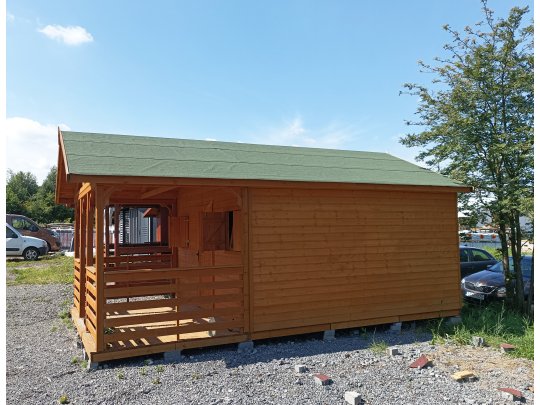 Domek Narzędziowy N5 4x4m + taras 4x2m z ekspozycji Kowale 21