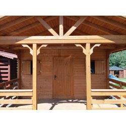Domek Narzędziowy N5 4x4m + taras 4x2m z ekspozycji Kowale 21
