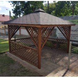 Rechteckiger Pavillon P12 3x3m 9m2 - zur Selbstmontage