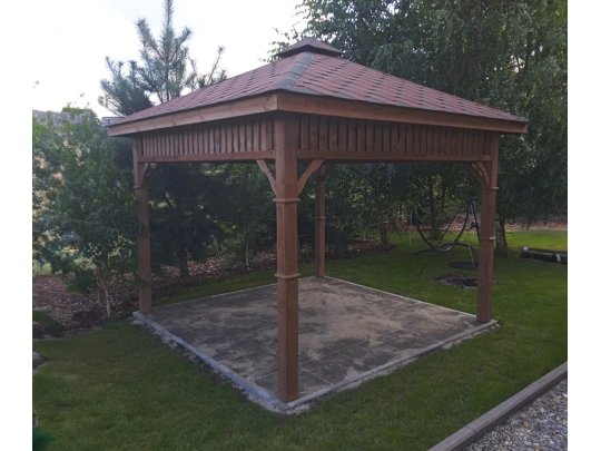 Rechteckiger Pavillon P8 3 x 3 m 9 m2