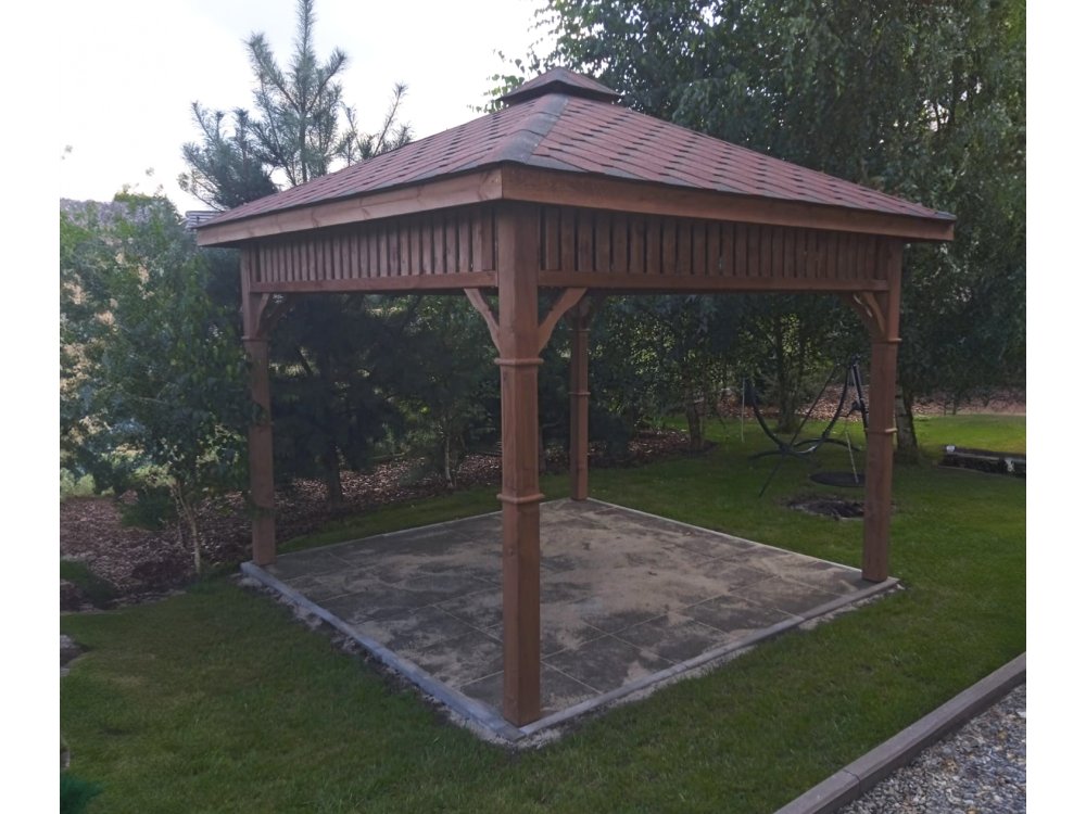 Rechteckiger Pavillon P8 3 x 3 m 9 m2