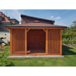Rectangular gazebo P15 3x3m 9m2