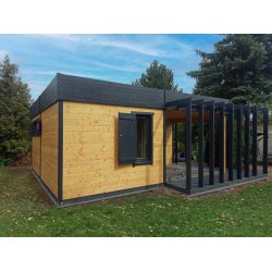 Avocado-Holzhaus 6 x 8,65 m 30,37 m2