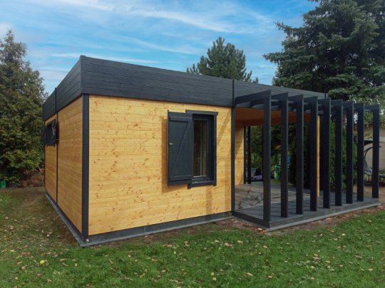 Avocado-Holzhaus 6 x 8,65 m 30,37 m2