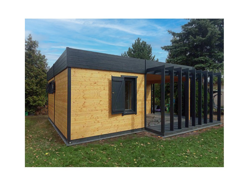 Avocado-Holzhaus 6 x 8,65 m 30,37 m2