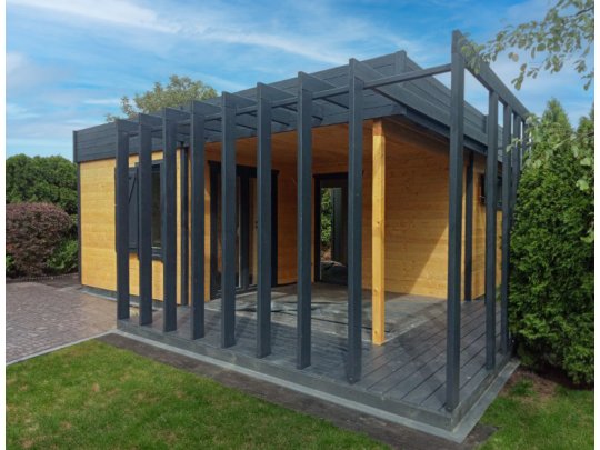 Avocado-Holzhaus 6 x 8,65 m 30,37 m2