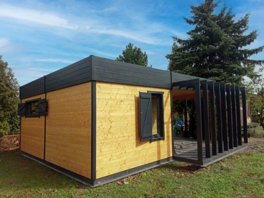 Avocado-Holzhaus 6 x 8,65 m 30,37 m2