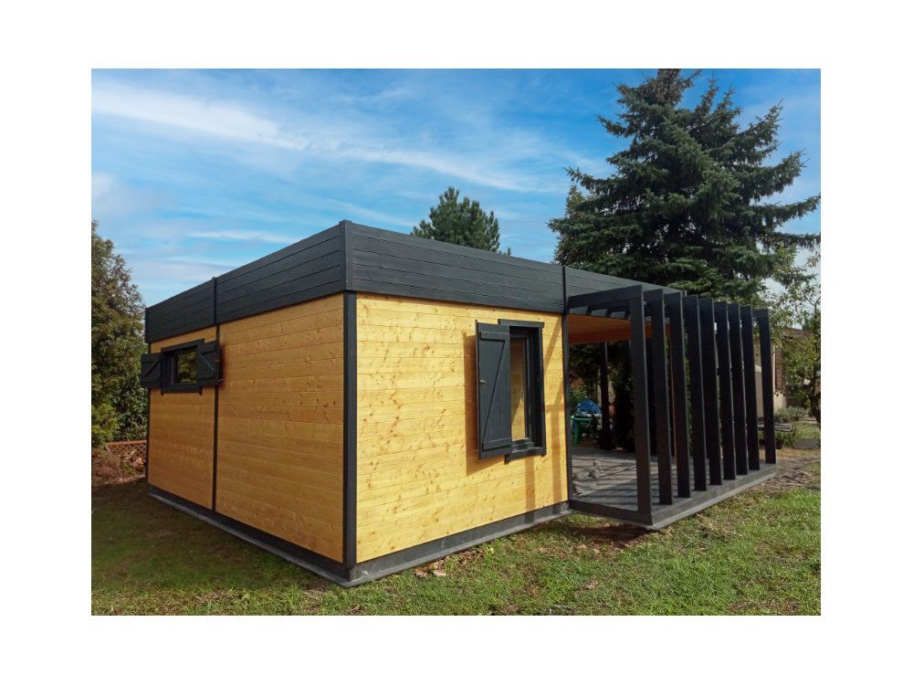 Avocado-Holzhaus 6 x 8,65 m 30,37 m2