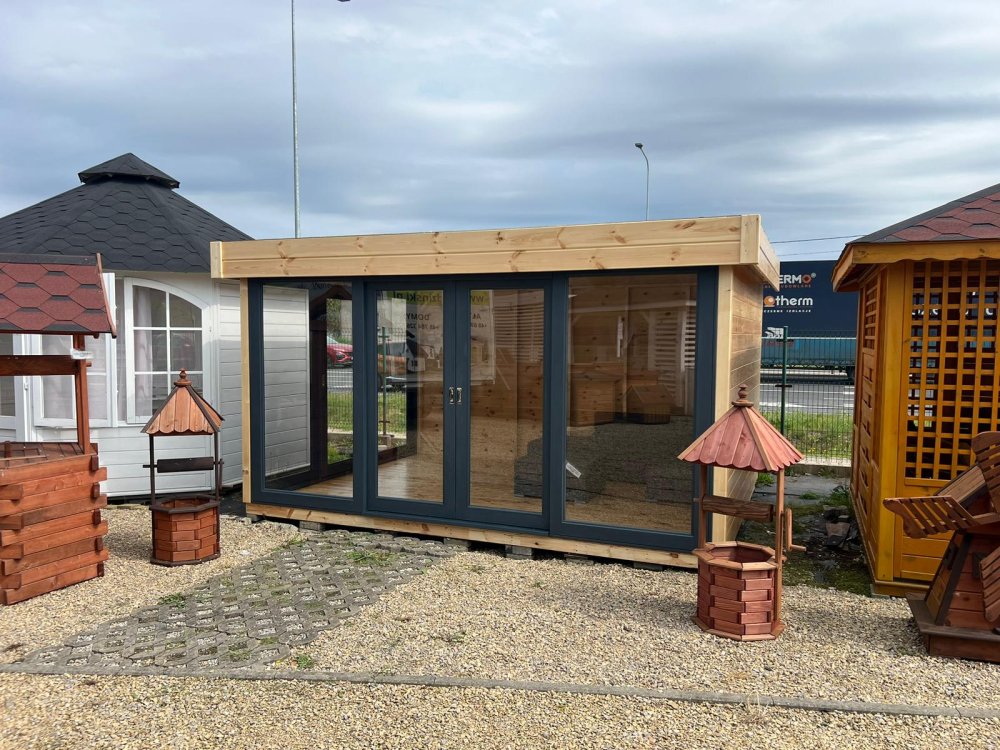 Altana prostokątna P16 przeszklona 4x4m 16m2