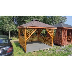 Rechteckiger Pavillon P12 3x3m 9m2 - zur Selbstmontage