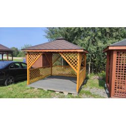 Rechteckiger Pavillon P12 3x3m 9m2 - zur Selbstmontage
