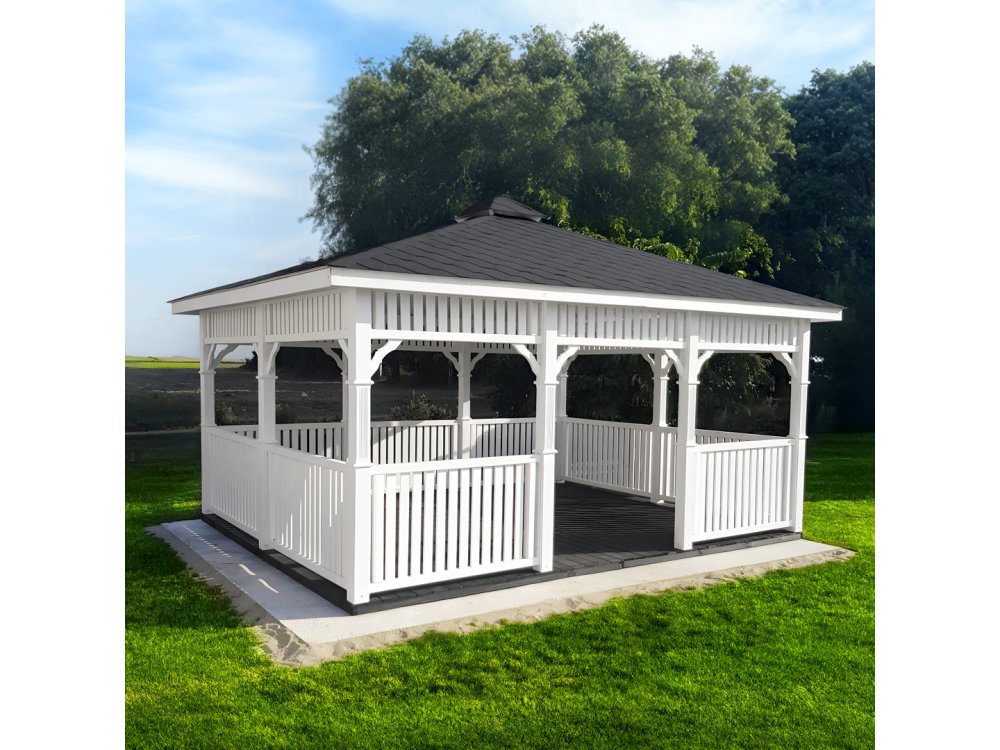 Rectangular gazebo P9 4 x 4 m 16 m2