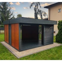 Rechteckiger Pavillon P13 4 x 3 m 12 m2