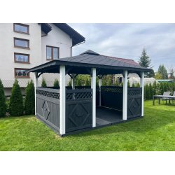Rectangular gazebo P5 4 x 3 m 12 m2