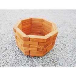 Großer achteckiger Blumentopf