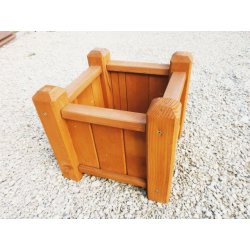 Kleiner quadratischer Topf