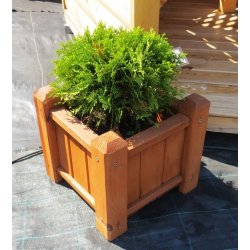 Kleiner quadratischer Topf