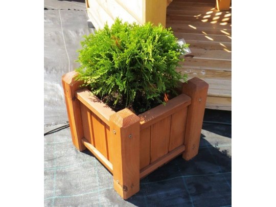 Kleiner quadratischer Topf