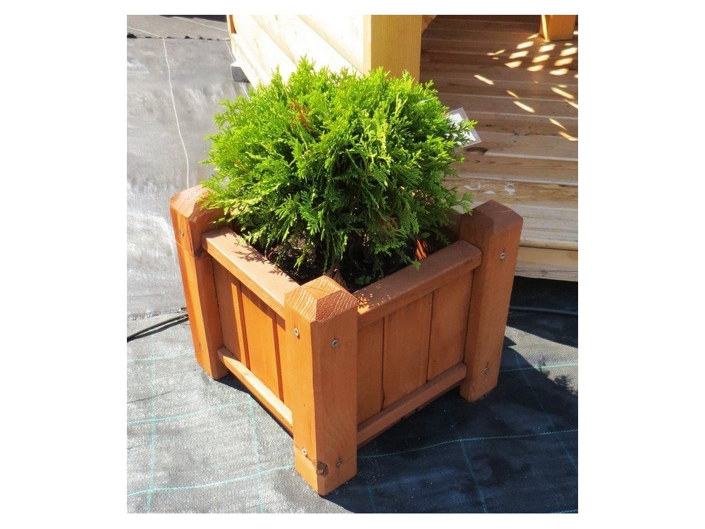 Kleiner quadratischer Topf