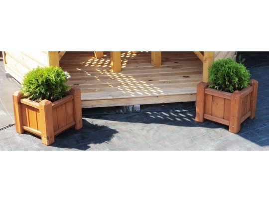 Kleiner quadratischer Topf