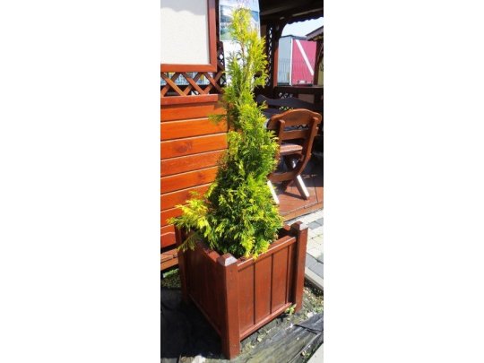 Großer quadratischer Topf