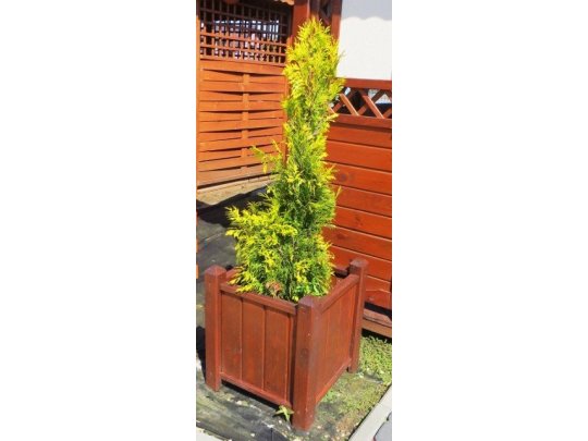 Großer quadratischer Topf